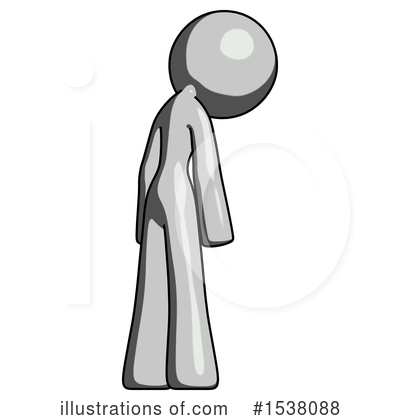 Royalty-Free (RF) Gray Design Mascot Clipart Illustration by Leo Blanchette - Stock Sample #1538088