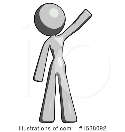Royalty-Free (RF) Gray Design Mascot Clipart Illustration by Leo Blanchette - Stock Sample #1538092