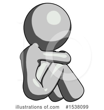 Royalty-Free (RF) Gray Design Mascot Clipart Illustration by Leo Blanchette - Stock Sample #1538099