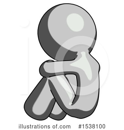 Royalty-Free (RF) Gray Design Mascot Clipart Illustration by Leo Blanchette - Stock Sample #1538100