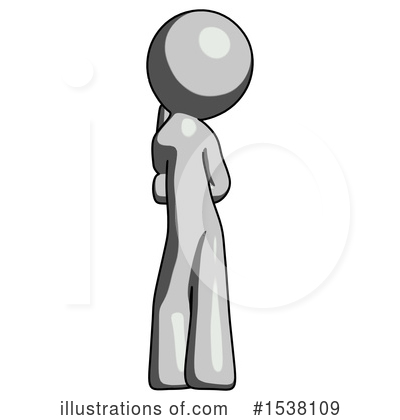 Royalty-Free (RF) Gray Design Mascot Clipart Illustration by Leo Blanchette - Stock Sample #1538109