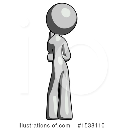 Royalty-Free (RF) Gray Design Mascot Clipart Illustration by Leo Blanchette - Stock Sample #1538110