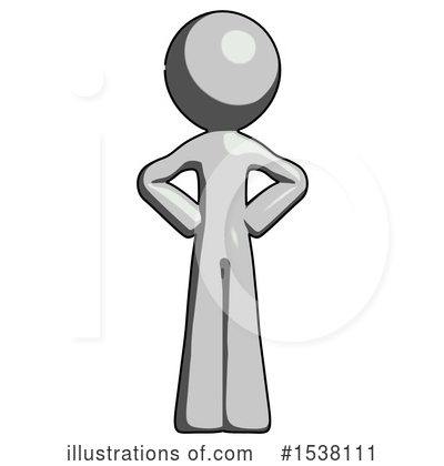 Royalty-Free (RF) Gray Design Mascot Clipart Illustration by Leo Blanchette - Stock Sample #1538111