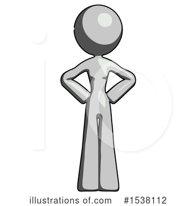 Royalty-Free (RF) Gray Design Mascot Clipart Illustration by Leo Blanchette - Stock Sample #1538112