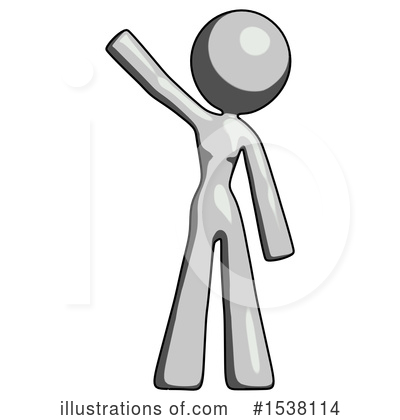 Royalty-Free (RF) Gray Design Mascot Clipart Illustration by Leo Blanchette - Stock Sample #1538114
