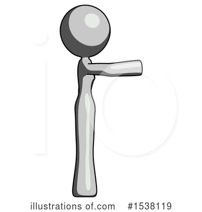Royalty-Free (RF) Gray Design Mascot Clipart Illustration by Leo Blanchette - Stock Sample #1538119