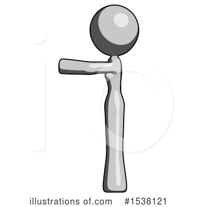 Royalty-Free (RF) Gray Design Mascot Clipart Illustration by Leo Blanchette - Stock Sample #1538121