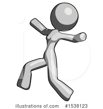 Royalty-Free (RF) Gray Design Mascot Clipart Illustration by Leo Blanchette - Stock Sample #1538123