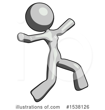Royalty-Free (RF) Gray Design Mascot Clipart Illustration by Leo Blanchette - Stock Sample #1538126