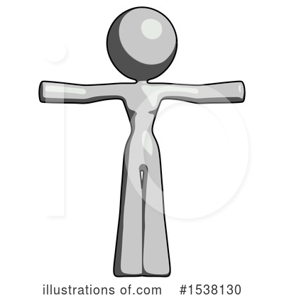 Royalty-Free (RF) Gray Design Mascot Clipart Illustration by Leo Blanchette - Stock Sample #1538130