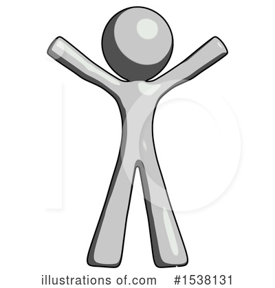 Royalty-Free (RF) Gray Design Mascot Clipart Illustration by Leo Blanchette - Stock Sample #1538131