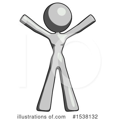 Royalty-Free (RF) Gray Design Mascot Clipart Illustration by Leo Blanchette - Stock Sample #1538132
