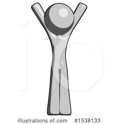 Royalty-Free (RF) Gray Design Mascot Clipart Illustration by Leo Blanchette - Stock Sample #1538133
