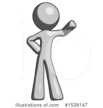 Royalty-Free (RF) Gray Design Mascot Clipart Illustration by Leo Blanchette - Stock Sample #1538147