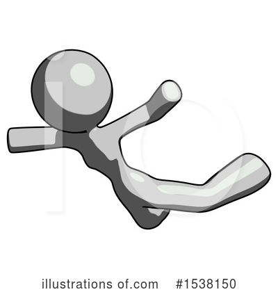 Royalty-Free (RF) Gray Design Mascot Clipart Illustration by Leo Blanchette - Stock Sample #1538150