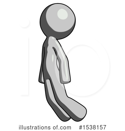 Royalty-Free (RF) Gray Design Mascot Clipart Illustration by Leo Blanchette - Stock Sample #1538157