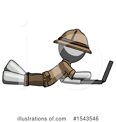 Royalty-Free (RF) Gray Design Mascot Clipart Illustration by Leo Blanchette - Stock Sample #1543546