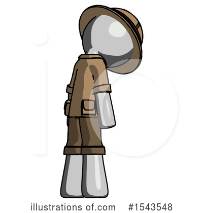 Royalty-Free (RF) Gray Design Mascot Clipart Illustration by Leo Blanchette - Stock Sample #1543548