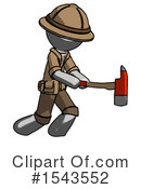 Gray Design Mascot Clipart #1543552 by Leo Blanchette