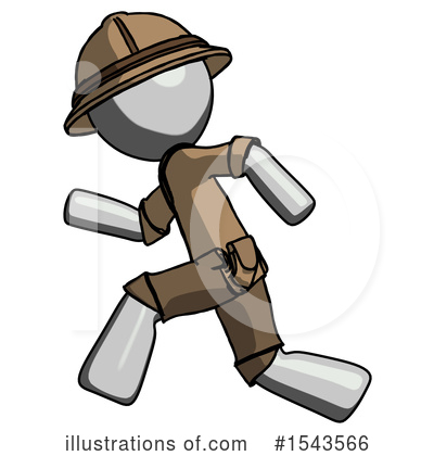 Royalty-Free (RF) Gray Design Mascot Clipart Illustration by Leo Blanchette - Stock Sample #1543566