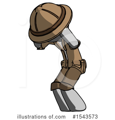 Royalty-Free (RF) Gray Design Mascot Clipart Illustration by Leo Blanchette - Stock Sample #1543573