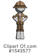 Gray Design Mascot Clipart #1543577 by Leo Blanchette