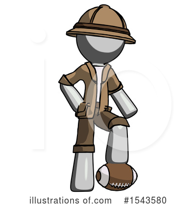 Royalty-Free (RF) Gray Design Mascot Clipart Illustration by Leo Blanchette - Stock Sample #1543580