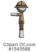 Gray Design Mascot Clipart #1543588 by Leo Blanchette