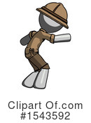 Gray Design Mascot Clipart #1543592 by Leo Blanchette