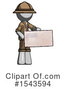 Gray Design Mascot Clipart #1543594 by Leo Blanchette