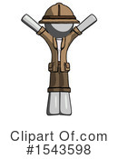 Gray Design Mascot Clipart #1543598 by Leo Blanchette