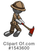 Gray Design Mascot Clipart #1543600 by Leo Blanchette