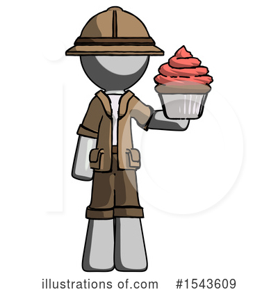 Royalty-Free (RF) Gray Design Mascot Clipart Illustration by Leo Blanchette - Stock Sample #1543609