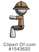 Gray Design Mascot Clipart #1543620 by Leo Blanchette