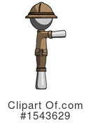 Gray Design Mascot Clipart #1543629 by Leo Blanchette