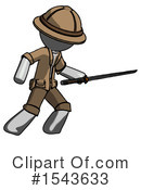 Gray Design Mascot Clipart #1543633 by Leo Blanchette