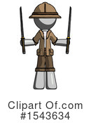 Gray Design Mascot Clipart #1543634 by Leo Blanchette