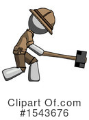 Gray Design Mascot Clipart #1543676 by Leo Blanchette