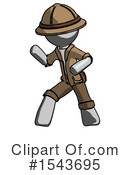 Gray Design Mascot Clipart #1543695 by Leo Blanchette