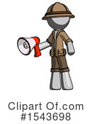 Gray Design Mascot Clipart #1543698 by Leo Blanchette