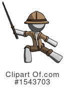 Gray Design Mascot Clipart #1543703 by Leo Blanchette
