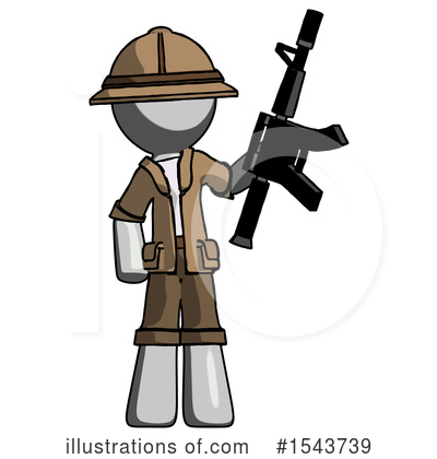 Royalty-Free (RF) Gray Design Mascot Clipart Illustration by Leo Blanchette - Stock Sample #1543739