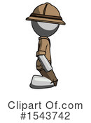 Gray Design Mascot Clipart #1543742 by Leo Blanchette
