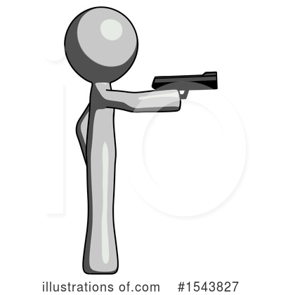 Royalty-Free (RF) Gray Design Mascot Clipart Illustration by Leo Blanchette - Stock Sample #1543827