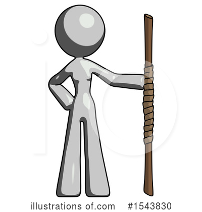 Royalty-Free (RF) Gray Design Mascot Clipart Illustration by Leo Blanchette - Stock Sample #1543830