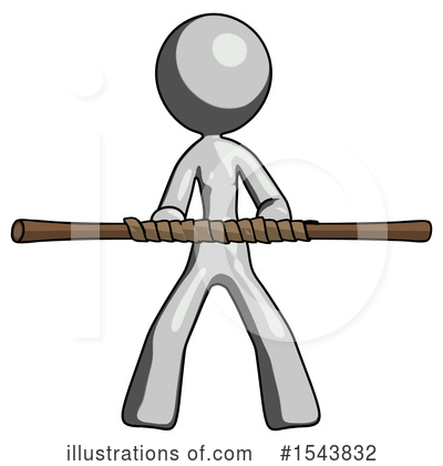 Royalty-Free (RF) Gray Design Mascot Clipart Illustration by Leo Blanchette - Stock Sample #1543832