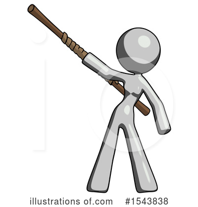 Royalty-Free (RF) Gray Design Mascot Clipart Illustration by Leo Blanchette - Stock Sample #1543838