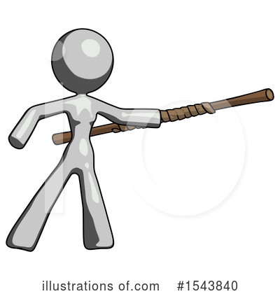Royalty-Free (RF) Gray Design Mascot Clipart Illustration by Leo Blanchette - Stock Sample #1543840