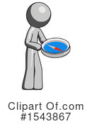 Gray Design Mascot Clipart #1543867 by Leo Blanchette