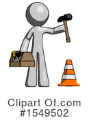 Gray Design Mascot Clipart #1549502 by Leo Blanchette